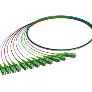 Pigtail-Set 12 x SCAPC, 9/125µm, 2.0m