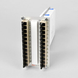 Einschubmodul 7TE, 2 x E2000PC, 62.5/125µm OM1, H&S