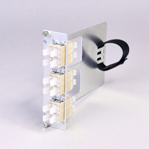 Einschubmodul 7TE, 24 x LCPC, OM1, mit Klett (6xLCPC quad)
