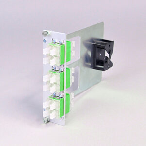 Einschubmodul 7TE, 24 x LCAPC, SM, mit Bügel (6xLCAPC quad)