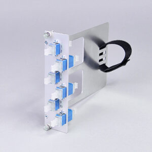 Einschubmodul 7TE, 2 x LCPC, SM, mit Klett (1xLCPC duplex)