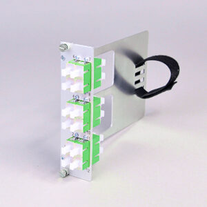 Einschubmodul 7TE, 12 x SCAPC, SM, mit Klett (6xSCAPC duplex)