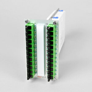 Einschubmodul 14TE, 24 x LSH APC / E2000®APC FBW, 9/125µm