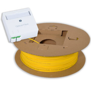 FTTH Spule vorkonfektioniert, UP FiberDose R&M, 4 x LCAPC, 60.0m