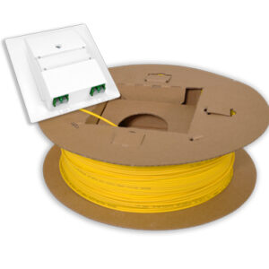 FTTH Spule vorkonfektioniert, UP Dose,OptoUP, 4 x LCAPC, 10.0m